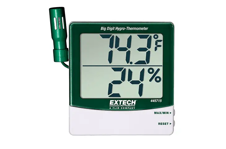 Extech Instruments Hygro-Thermometer With Remote Sensor